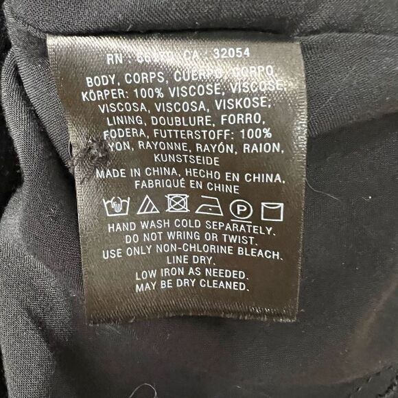 Maeve By Anthropologie Womens Black Knee Length Long Sleeve Masse Dress X-Small - Picture 6 of 7